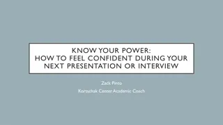 Unlock Your Confidence: Tips for Presentations and Interviews