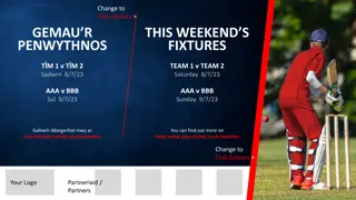 Weekend Fixtures and Results for Club Colours