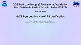 GOES-18 Provisional Validation Review Summary