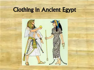 Clothing in Ancient Egypt: Fashion and Style of the Nile Civilization