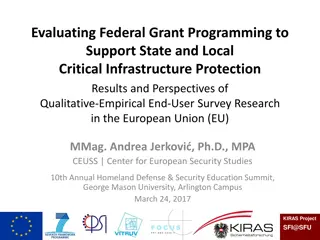 Evaluation of EU Grants for Critical Infrastructure Protection