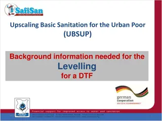 Levelling Techniques for Urban Sanitation Improvement Projects