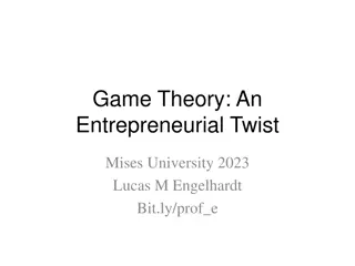 Understanding Game Theory in Entrepreneurship - An Insightful Perspective