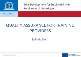 Quality Assurance and Improvement Strategies in Rural Areas of Uzbekistan