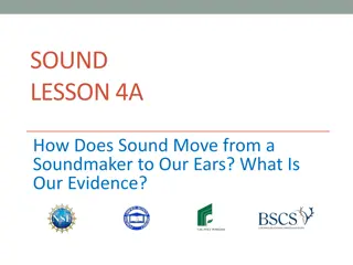 How Sound Moves from a Soundmaker to Our Ears