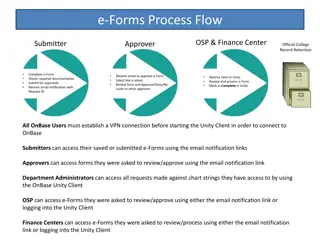 Guide to Submitting e-Form Requests and Approvals