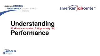 Understanding Workforce Innovation & Opportunity Act Performance