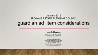 Role of Guardian ad Litem in Estate Planning Cases