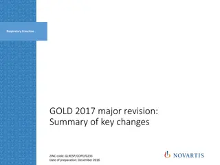 GOLD 2017 Major Revisions in COPD Management