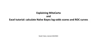 MitoCarta and Naive Bayes Integration in Excel Tutorial