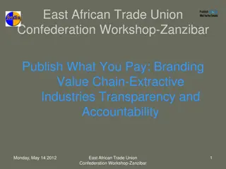 Extractive Industries Transparency and Accountability Workshop in Zanzibar