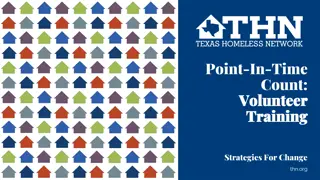 Point-In-Time Count Strategies for Homelessness Assistance