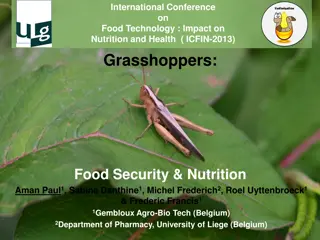 Entomophagy and the Nutritional Benefits of Eating Grasshoppers