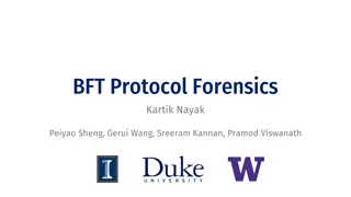 Byzantine Fault Tolerance: Protocols, Forensics, and Research