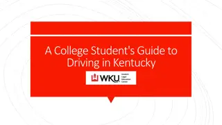 A College Student's Guide to Driving in Kentucky