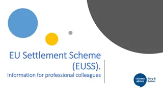 The EU Settlement Scheme for European Nationals in the UK