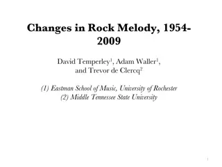 Evolution of Rock Melody: 1954-2009 Analysis