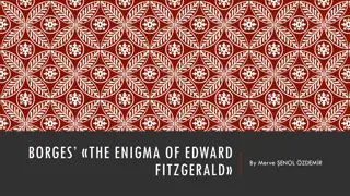 The Enigma of Edward Fitzgerald by Jorge Luis Borges