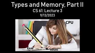 CPU and RAM Relationship in Memory Segments