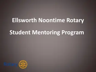 Ellsworth Noontime Rotary Student Mentoring Program