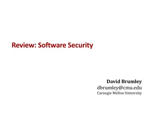 Understanding Software Security Fundamentals