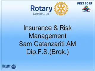 Comprehensive Insurance Coverage for Rotary Clubs and Members at PETS 2015