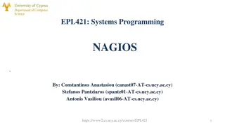 Overview of Nagios Systems Monitoring Tool