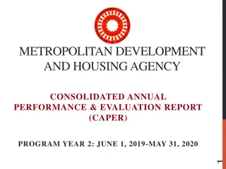 Metropolitan Development and Housing Agency Annual Report Overview