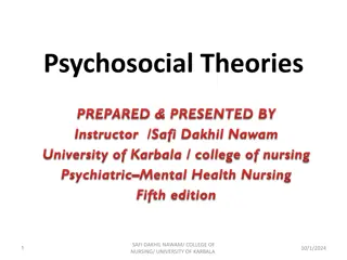 Overview of Psychoanalytic Theories in Psychiatric Mental Health Nursing