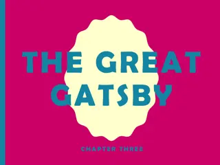 Decadence and Wastefulness in The Great Gatsby - Chapter Three