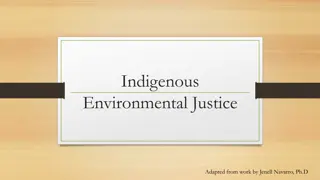 Indigenous Environmental Justice & Biodiversity Interconnection