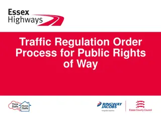 Traffic Regulation Orders for Public Rights of Way in Essex