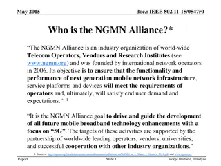 NGMN Alliance: Driving 5G Development in Telecom Industry