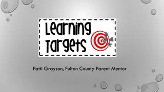 Importance of Learning Targets in Educational Settings