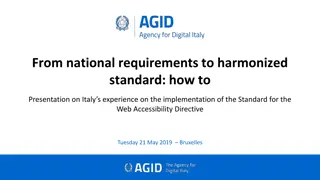 Italy's Experience with Web Accessibility Directive Implementation