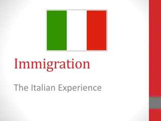 The Italian Immigration Journey to America