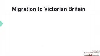 Migration Trends in Victorian Britain