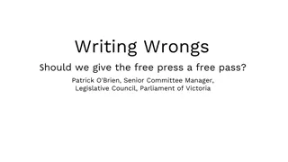 The Role and Responsibility of a Free Press in Democracy