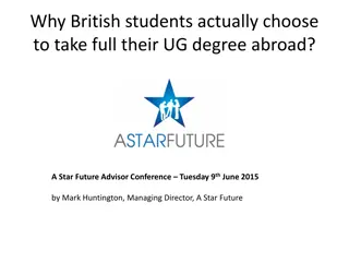 Factors Influencing British Students to Pursue Full UG Degrees Abroad