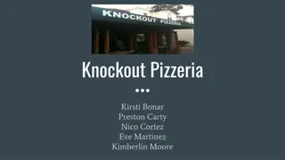 Knockout Pizzeria: A Story of Delicious New York Style Pizza and Strategic Marketing