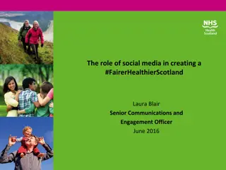 The Role of Social Media in Creating a #FairerHealthierScotland