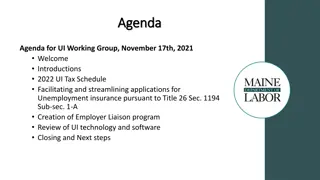 Enhancing UI Application Process for Unemployed Workers and Employers