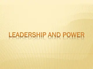 Leadership and Power Dynamics