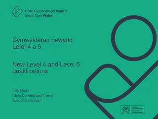 Qualification Framework in Social Care Wales