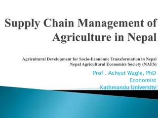 Enhancing Nepal's Agricultural Supply Chain for Sustainable Growth