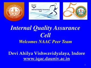 IQAC at Devi Ahilya Vishwavidyalaya: Ensuring Quality in Higher Education