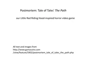 Postmortem of Tale of Tales' The Path: A Little Red Riding Hood-inspired Video Game