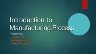 Manufacturing Processes and Industries