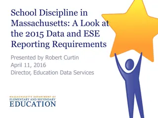 School Discipline in Massachusetts: 2015 Data & Reporting Requirements