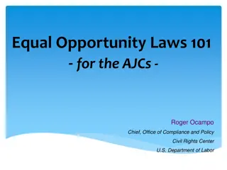 Equal Opportunity Laws and Civil Rights Acts